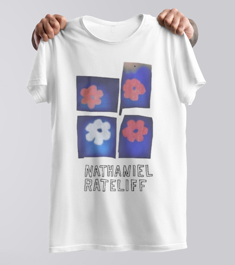Nathaniel Rateliff Red And Yellow Flowers T-Shirt