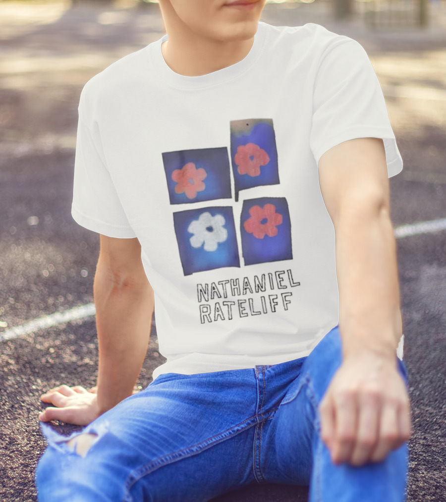 Nathaniel Rateliff Red And Yellow Flowers T-Shirt