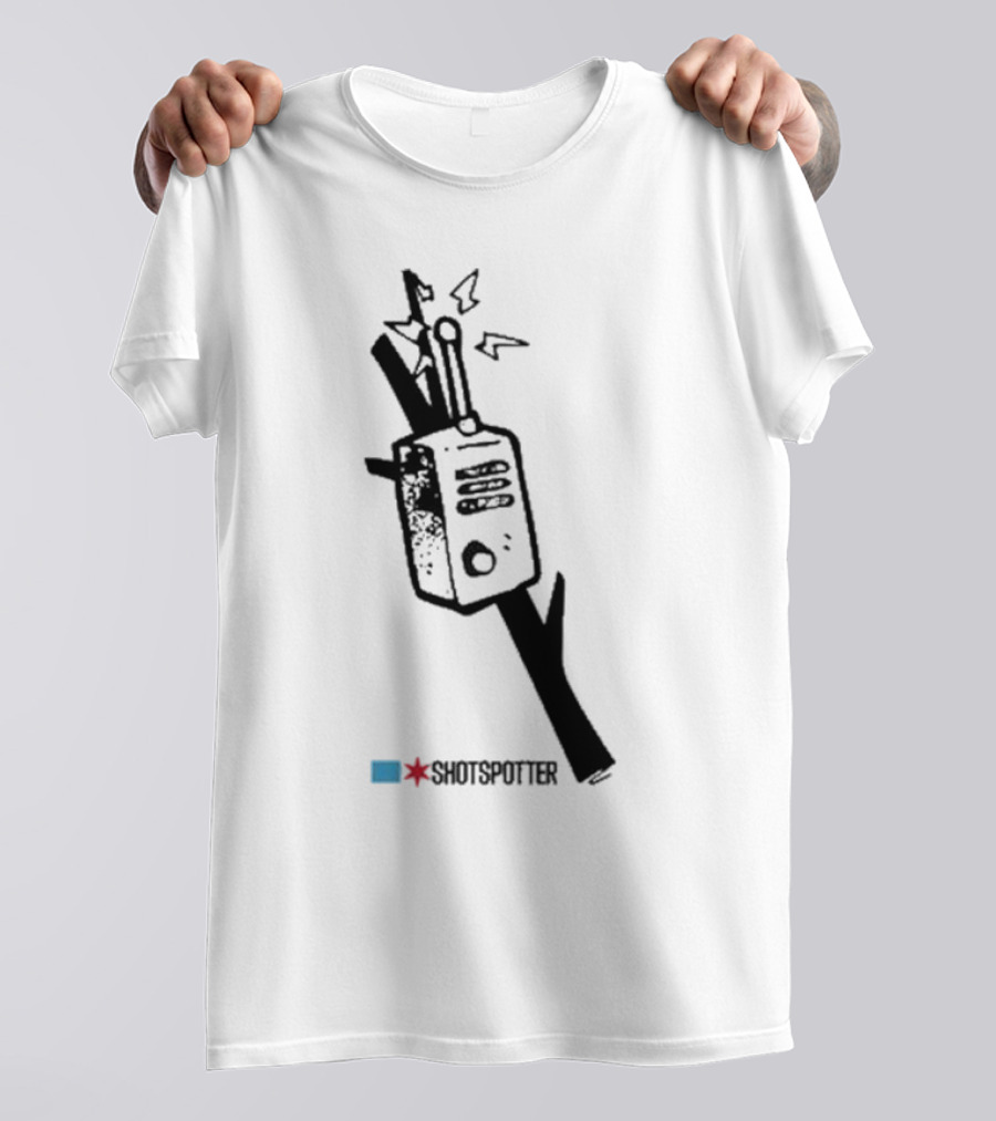Walkie Talkie ShotSpotter Broken Antenna T-Shirt