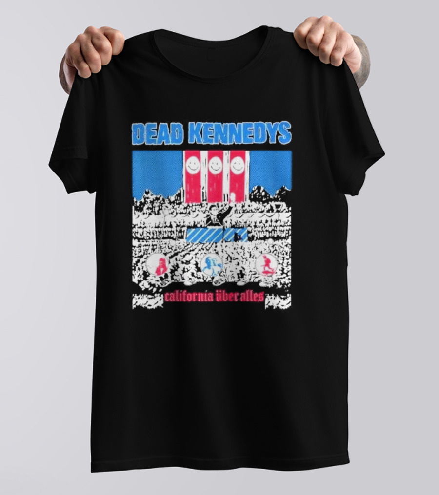 Dead Kennedys California Über Alles Smile Flags Punk T-Shirt