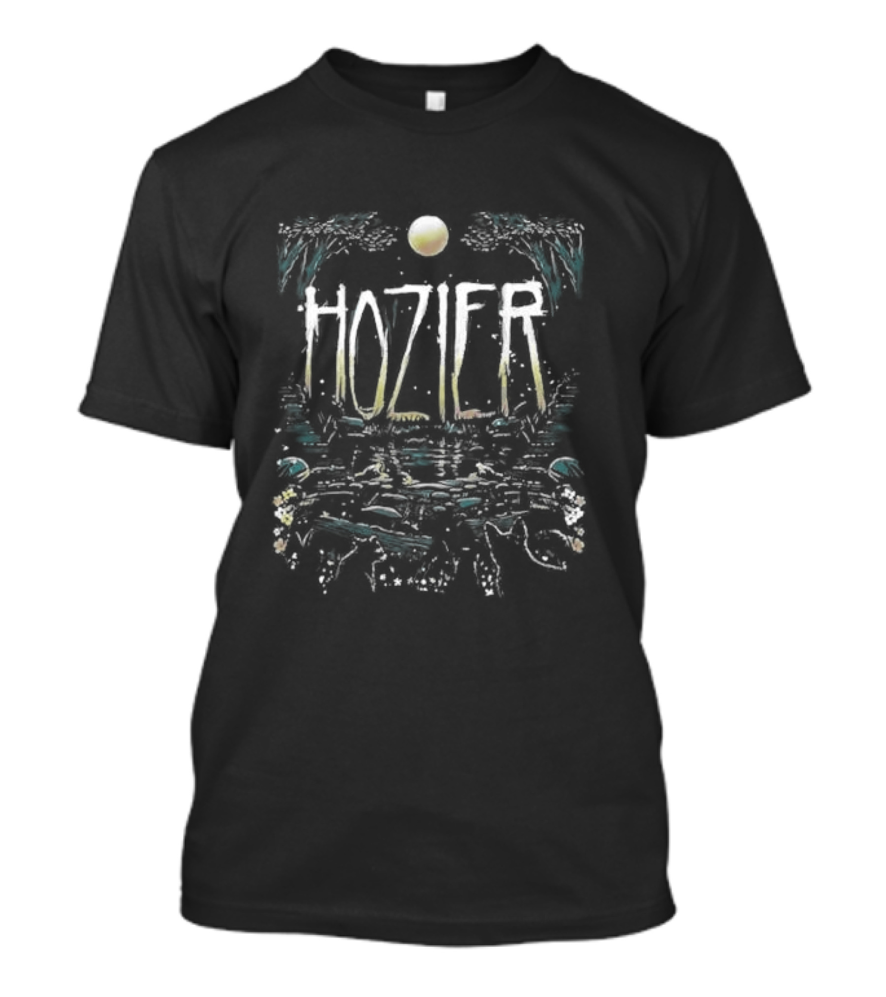 Hozier San Antonio TX September 24 2024 Moonlit Scene T-Shirt