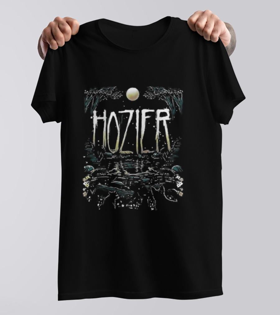 Hozier San Antonio TX September 24 2024 Moonlit Scene T-Shirt