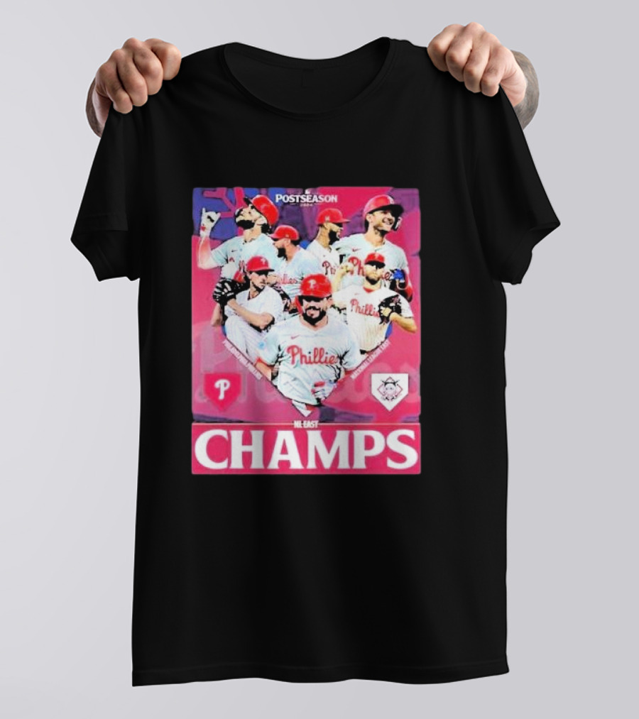Philadelphia Phillies Postseason NL East Champs T-Shirt