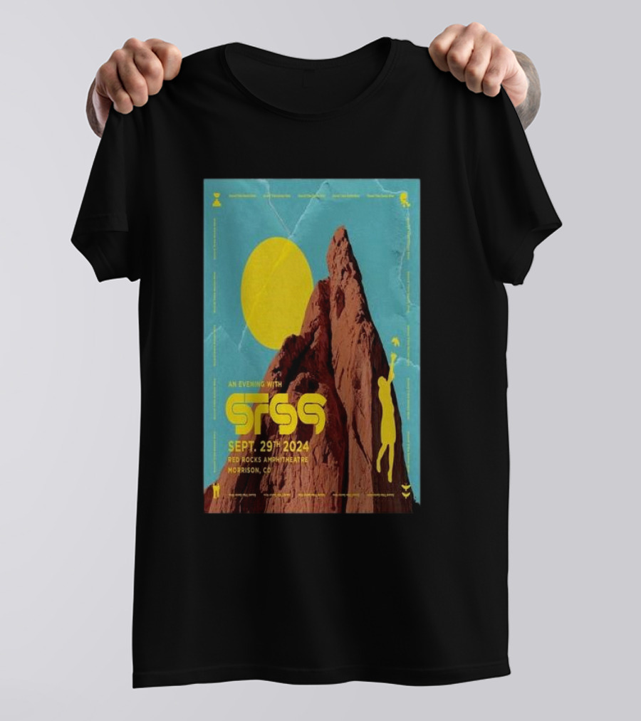 An Evening With STS9 Red Rocks Amphitheatre Morrison CO Sept 29th T-Shirt