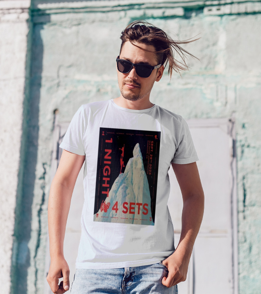 1 Night 4 Sets STS9 Red Rocks Amphitheatre September 29 T-Shirt