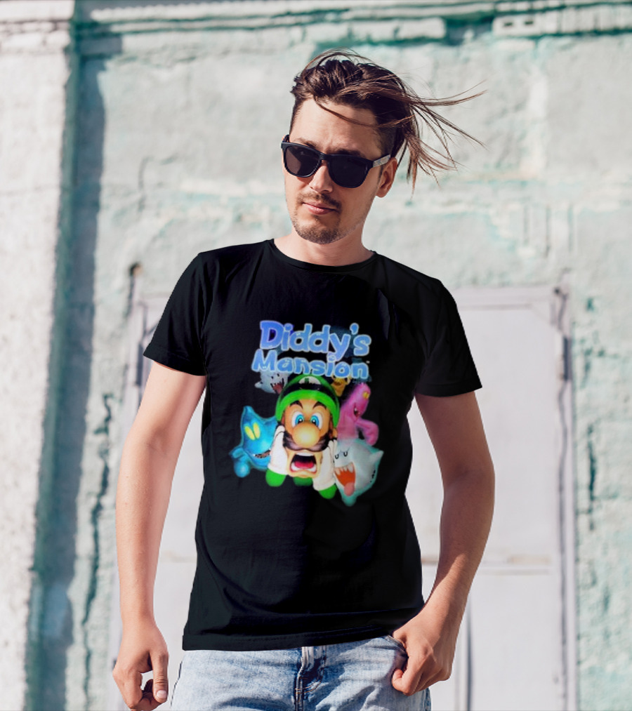 Diddy's Mansion Luigi Ghost Adventure T-Shirt