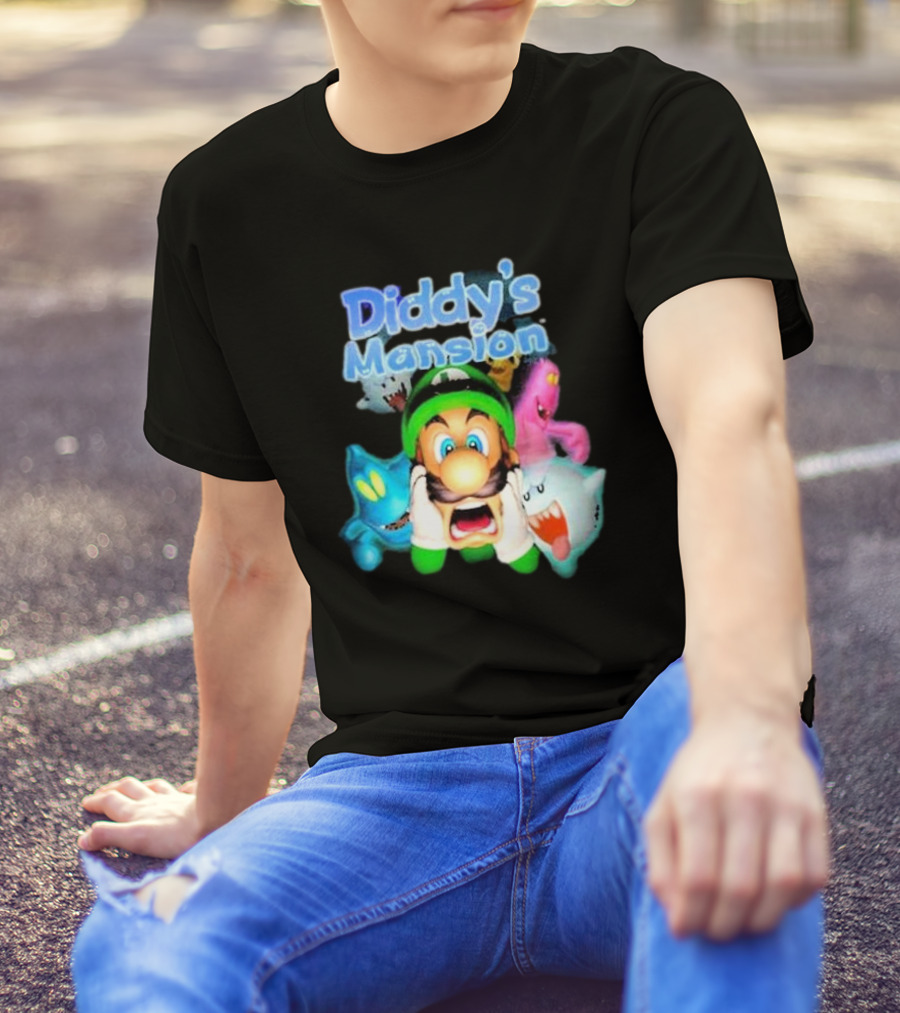 Diddy's Mansion Luigi Ghost Adventure T-Shirt