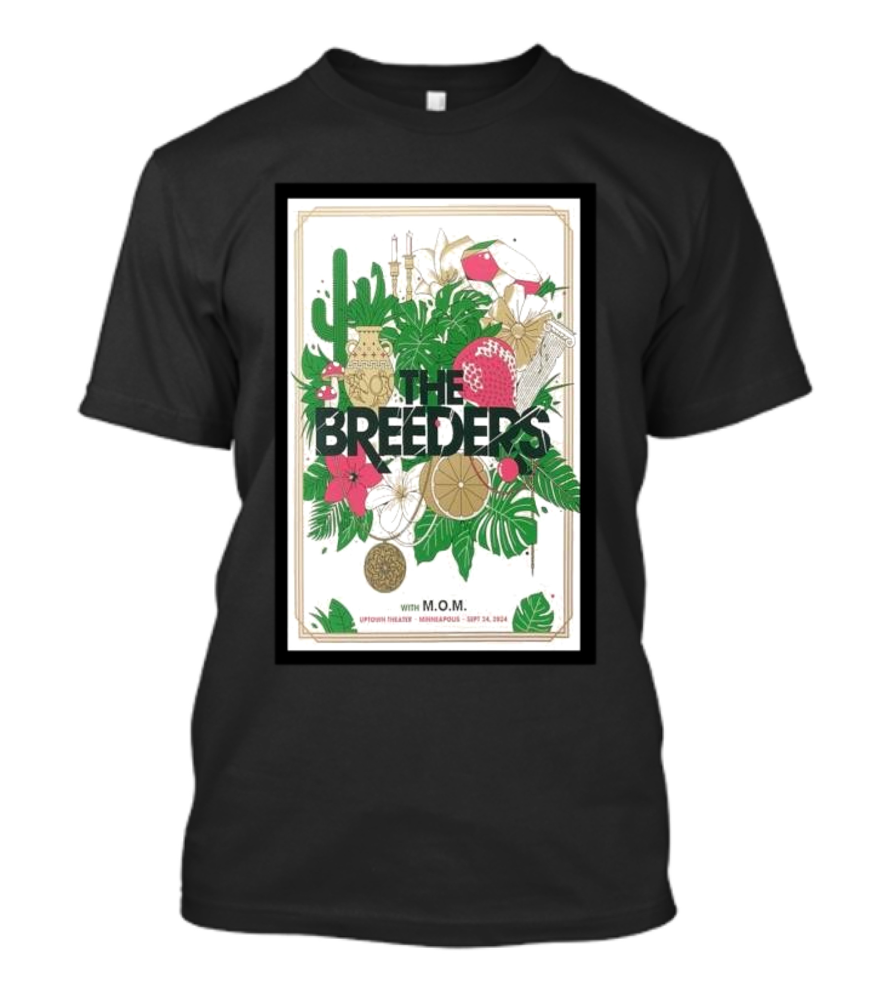 The Breeders Uptown Theater Minneapolis MN Sept 24 2024 With M.O.M T-Shirt