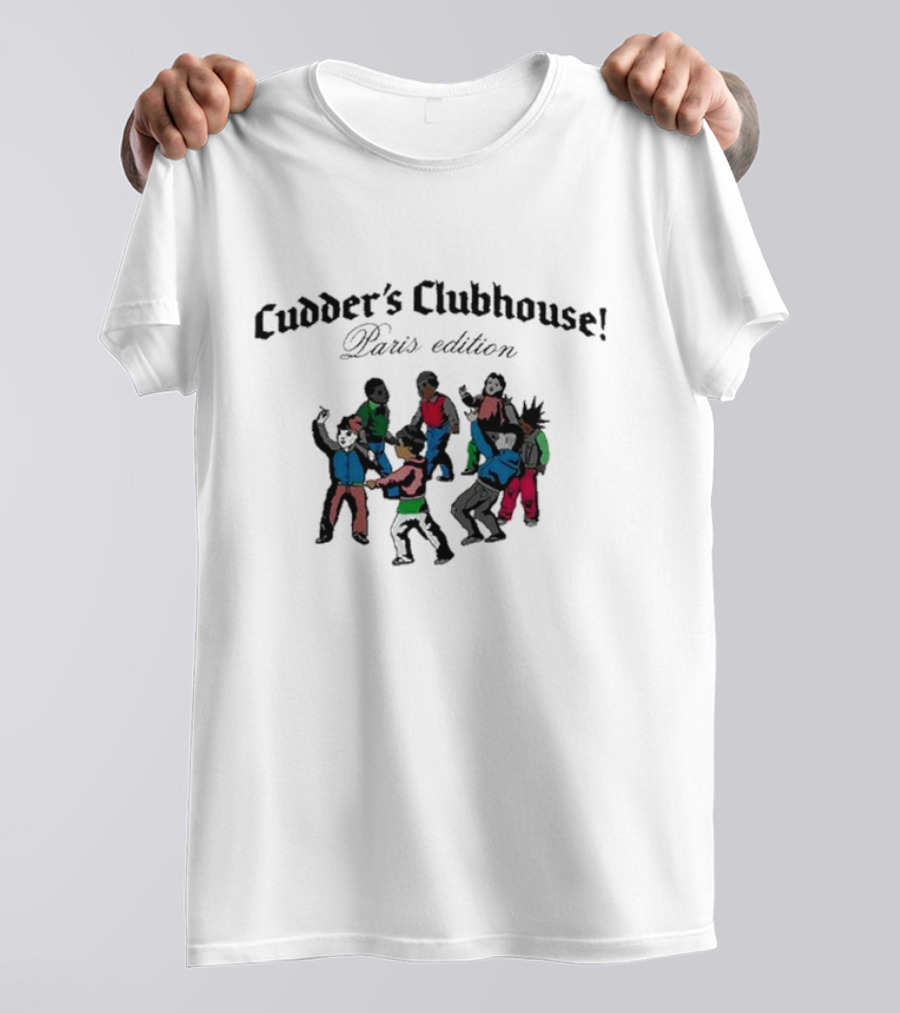 Cudder's Clubhouse Paris Edition Kid Cudi Man On The Moon The End Of Day 15th Anniversary Party T-Shirt