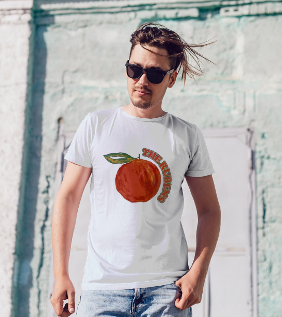 The Rubens Orange Artwork Soda T-Shirt