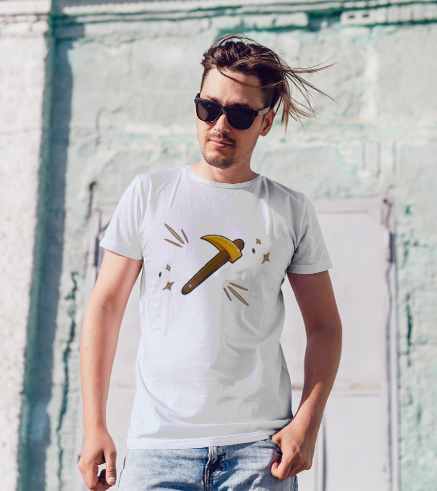 Christopher Escalante Golden Hoe Pickaxe Blast T-Shirt
