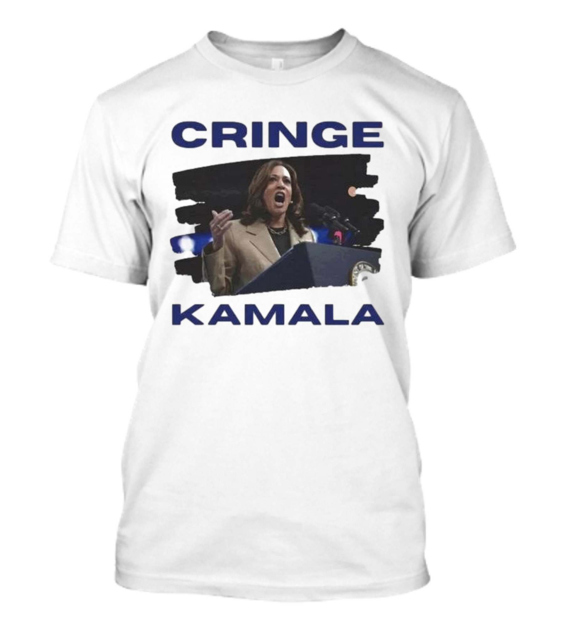 Cringe Kamala Parody Harris Comrade Meme Trump Maga Usa Dnc Gop Debate T-Shirt