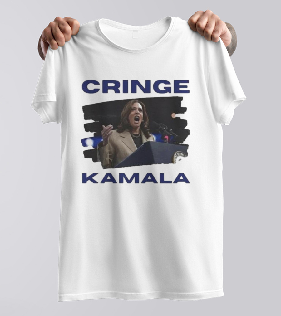 Cringe Kamala Parody Harris Comrade Meme Trump Maga Usa Dnc Gop Debate T-Shirt