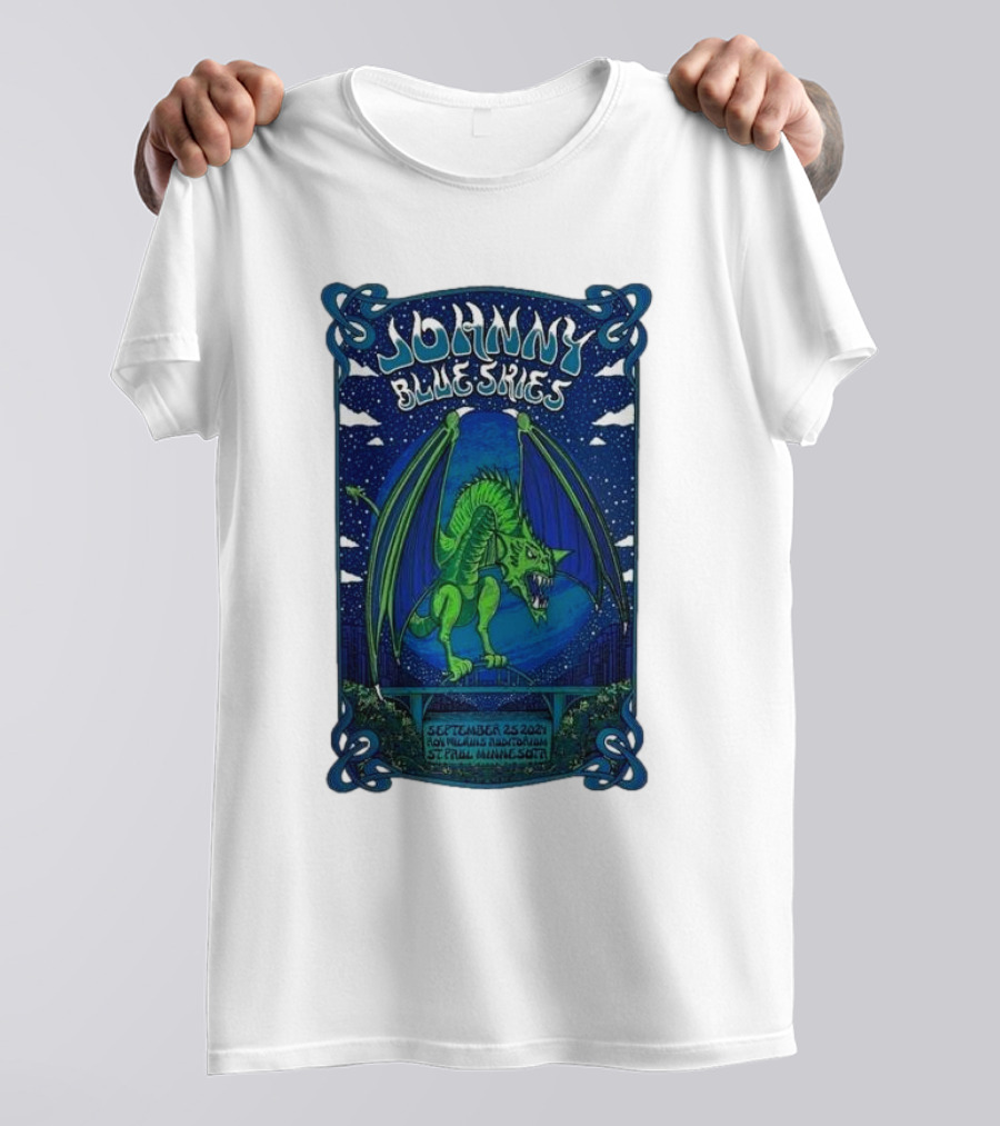 Johnny Blue Skies Dragon Show Roy Wilkins Auditorium St Paul Minnesota September 25 T-Shirt