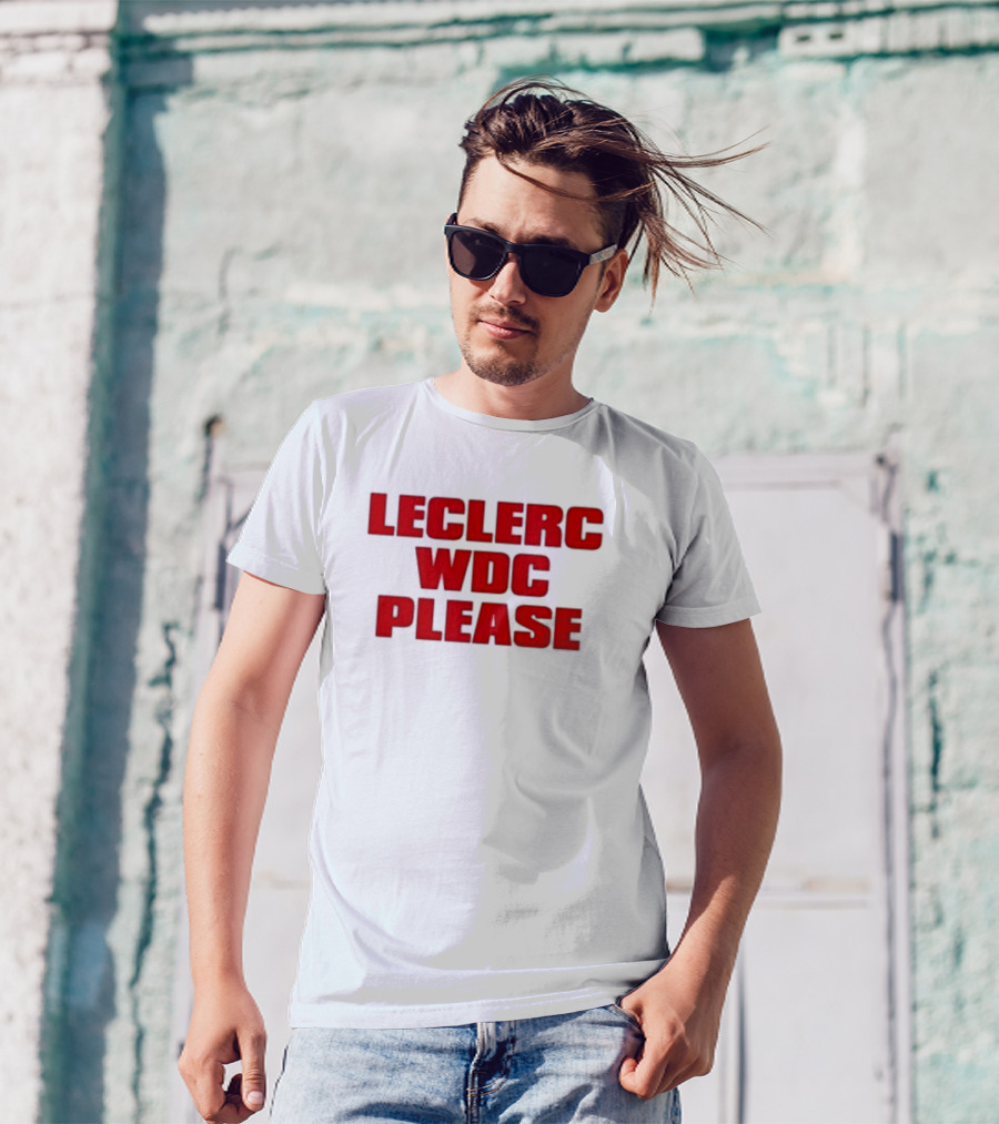 Leclerc WDC Please Racing Champion Request T-Shirt