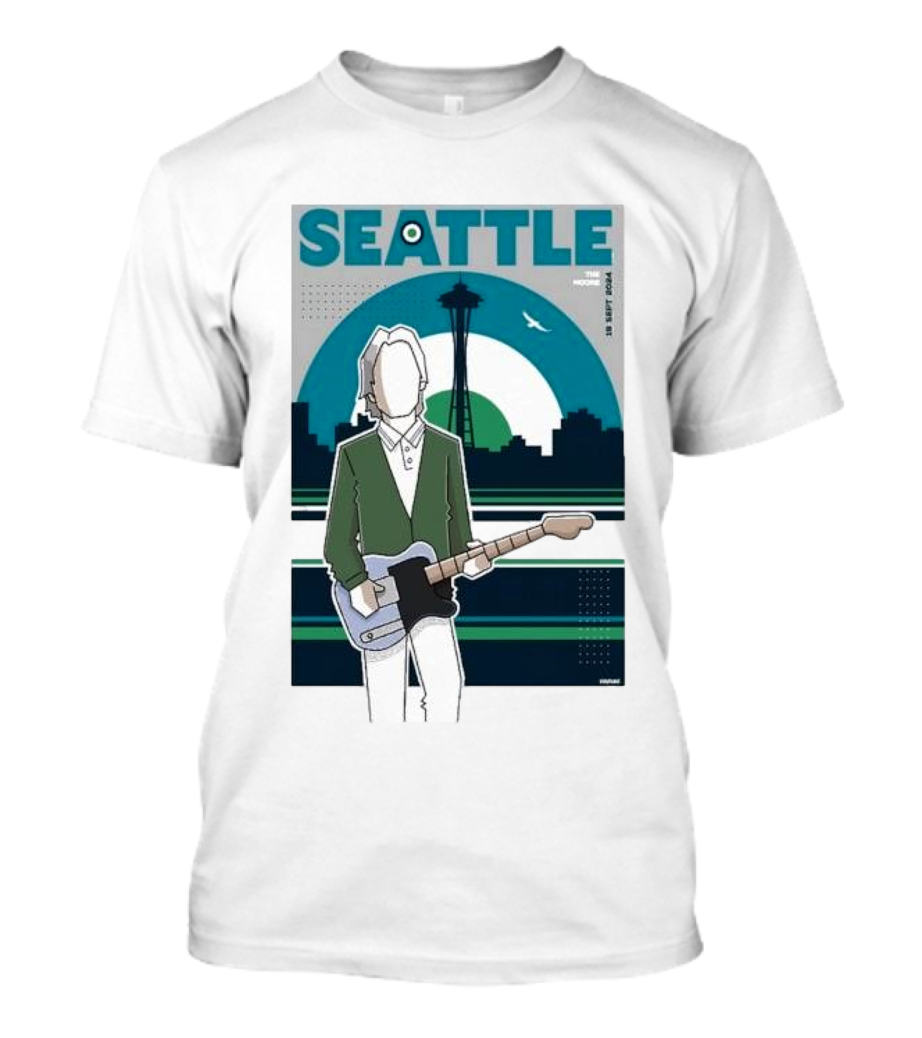 Seattle Paul Weller Concert September 19 2024 Event T-Shirt