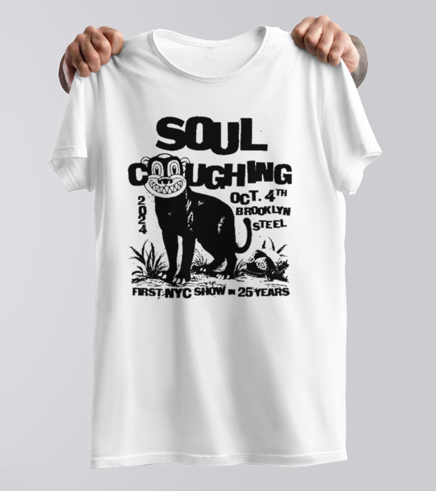Soul Coughing 2024 Oct 4 Brooklyn Steel First NYC Show In 25 Years T-Shirt