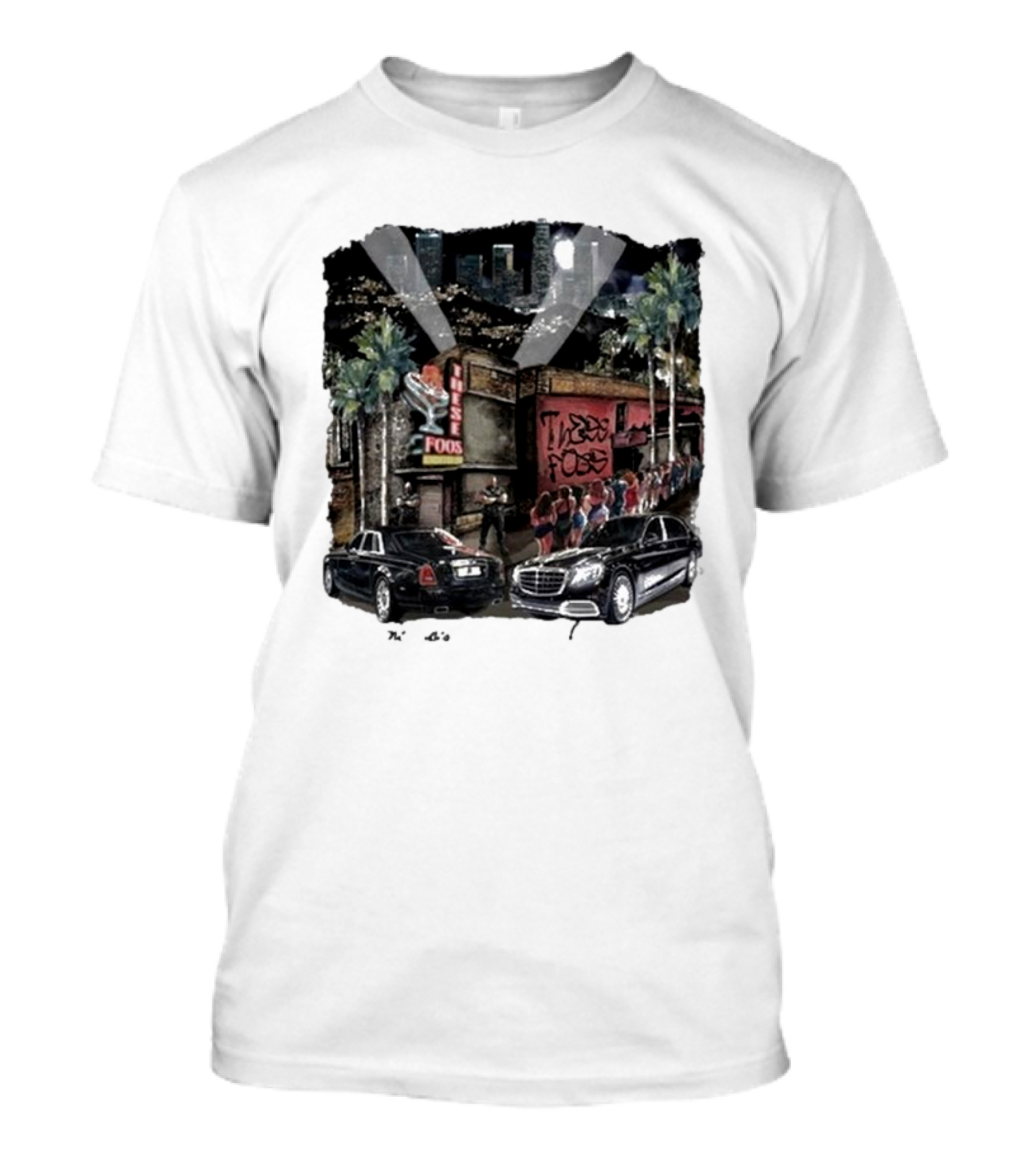 These Foos Nightclub 2024 Neon City Vibes Scene T-Shirt