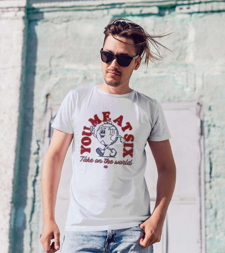 You Me At Six Take On The World Walking Globe Character T-Shirt