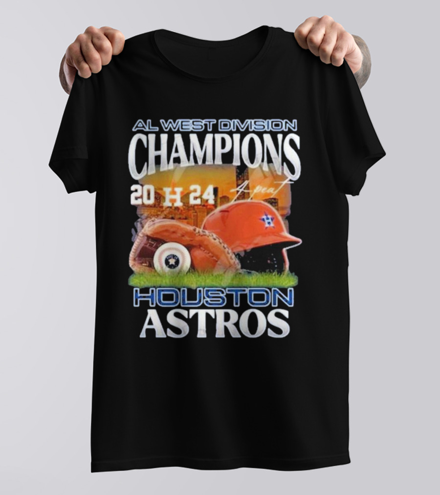 AL West Division Champions 2024 Repeat Houston Astros T-Shirt