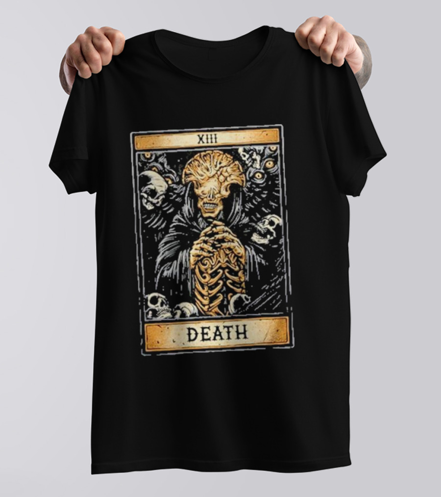 XIII Death Angel Momma Card Skeleton Cloaked Tarot T-Shirt