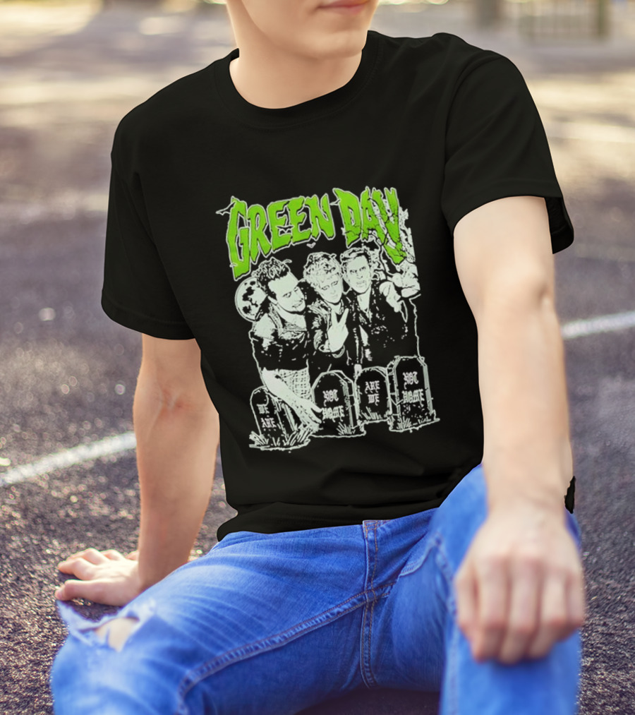 Green Day Zombies You Are We Are Glow-In-The-Dark T-Shirt