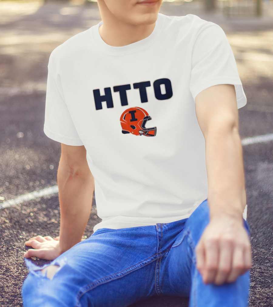 Illinois Football HTTO Helmet I T-Shirt
