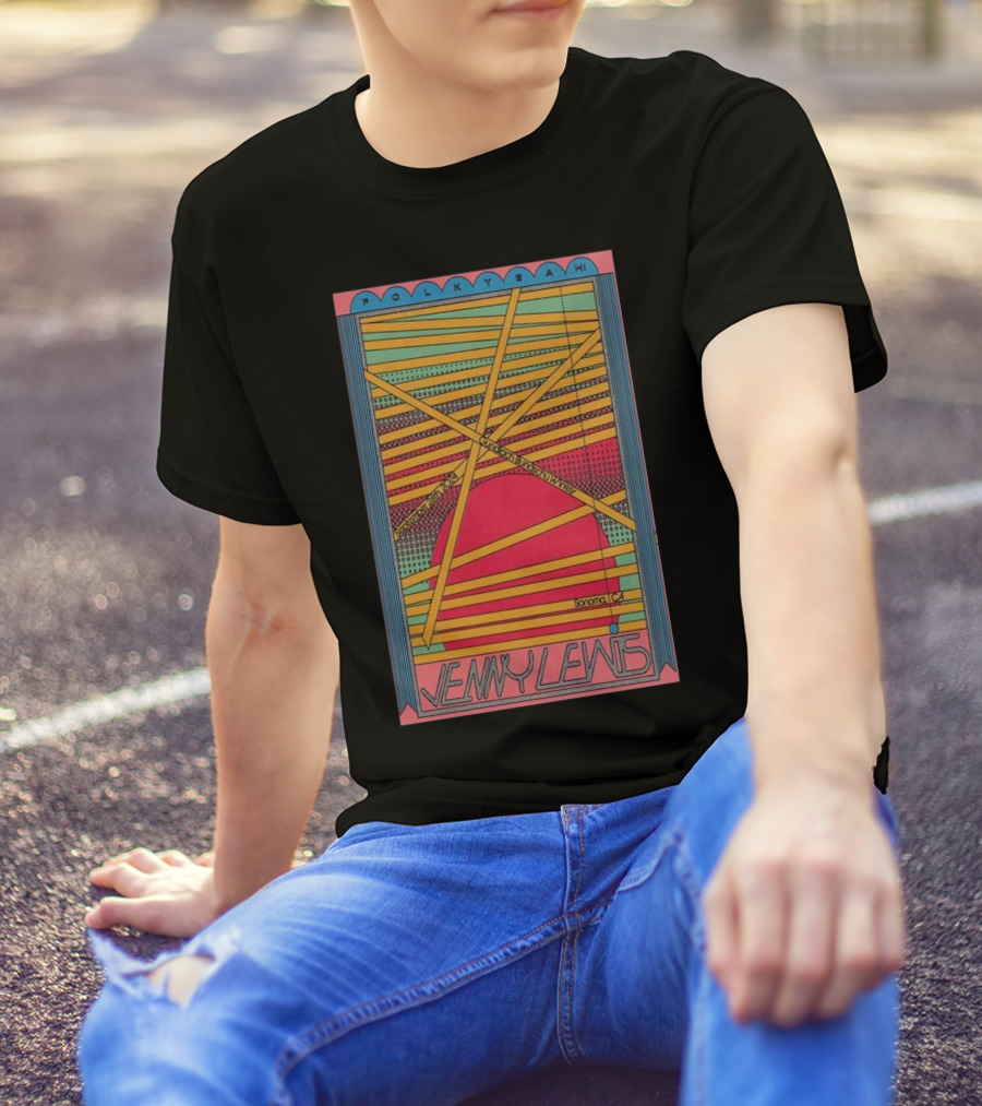 Folkyeah Jenny Lewis Sonoma CA September 26 2024 Gundlach Bundschu Winery Psychedelic Sunburst T-Shirt