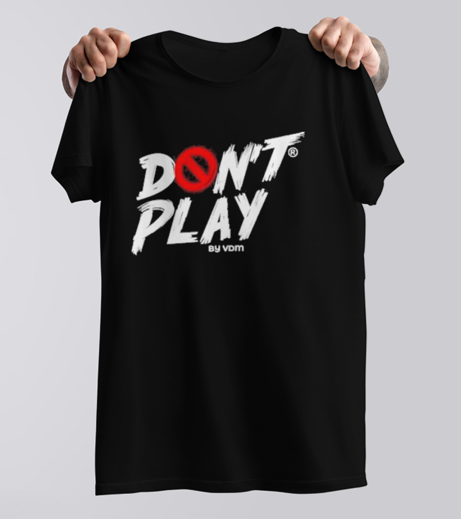 Martins Vincent Otse Don't Play VDM Red Circle T-Shirt