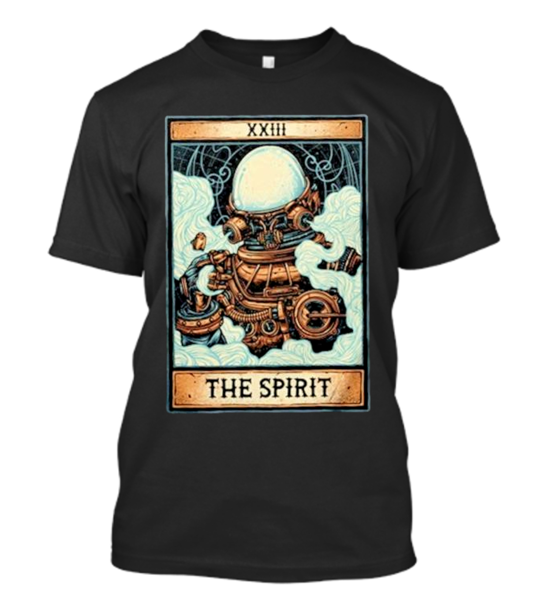 The Spirit Card Momma Gorilla XXIII Mystical Astronaut Steam Engine T-Shirt