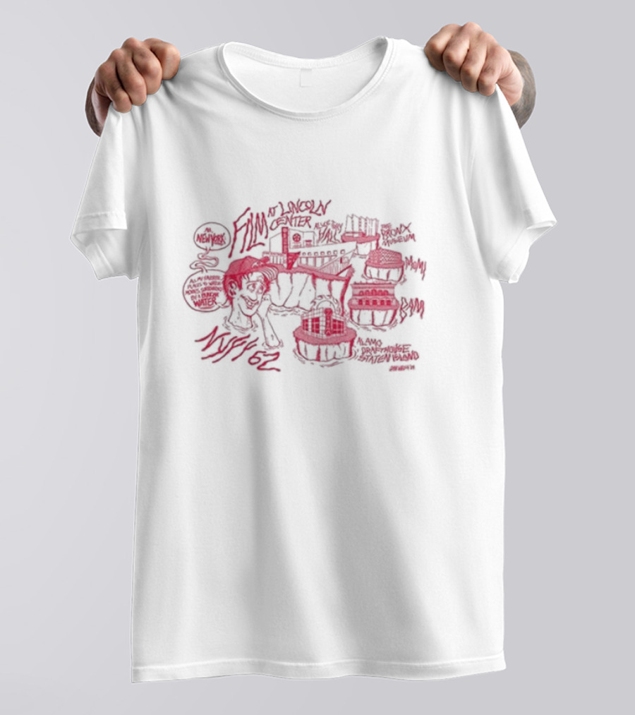 NYFF 62 Lincoln Center Bronx Museum Staten Island The New Yorker Film Series T-Shirt