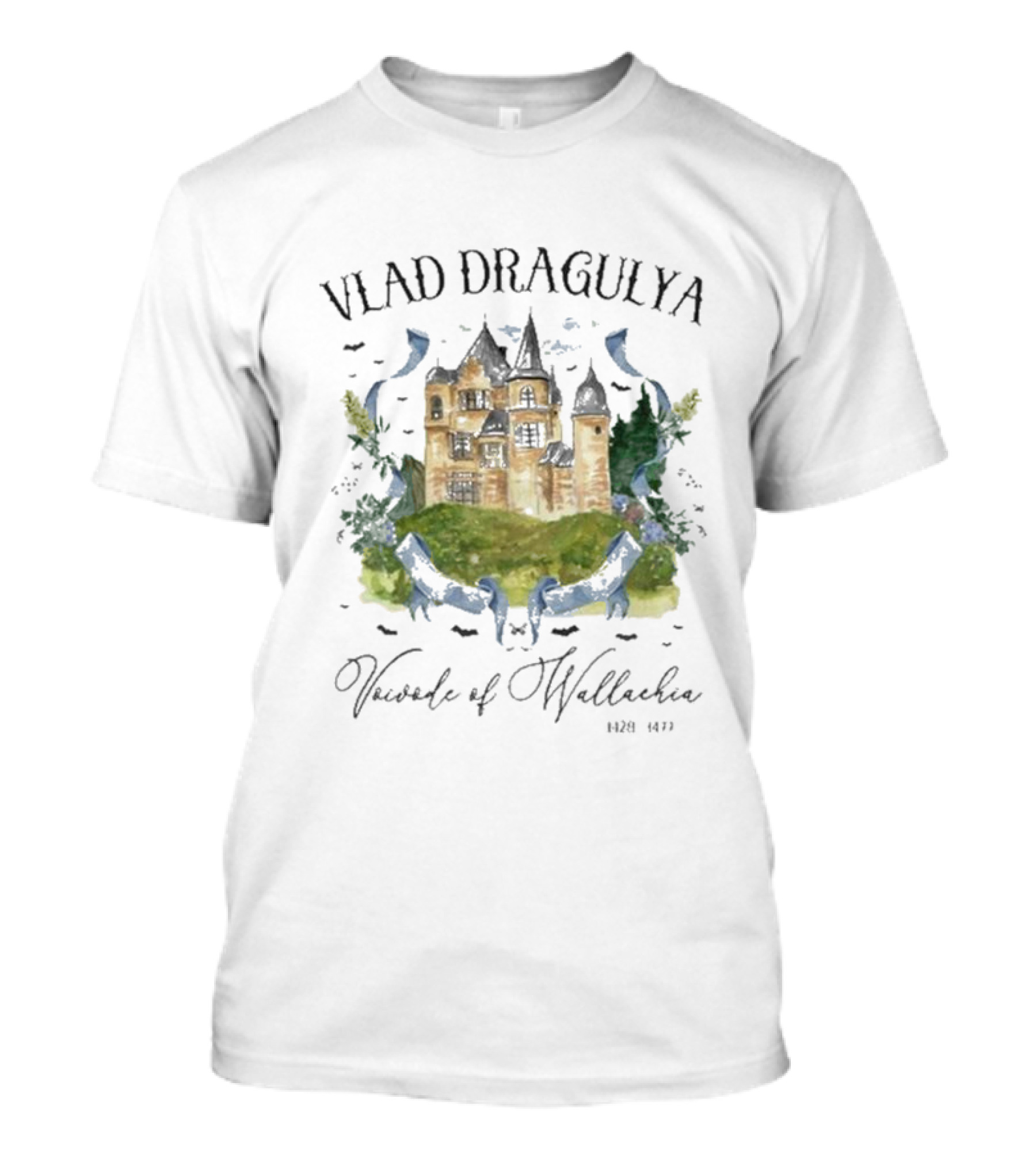 Vlad Dragulya Voivode Of Wallachia Castle 1428-1477 T-Shirt