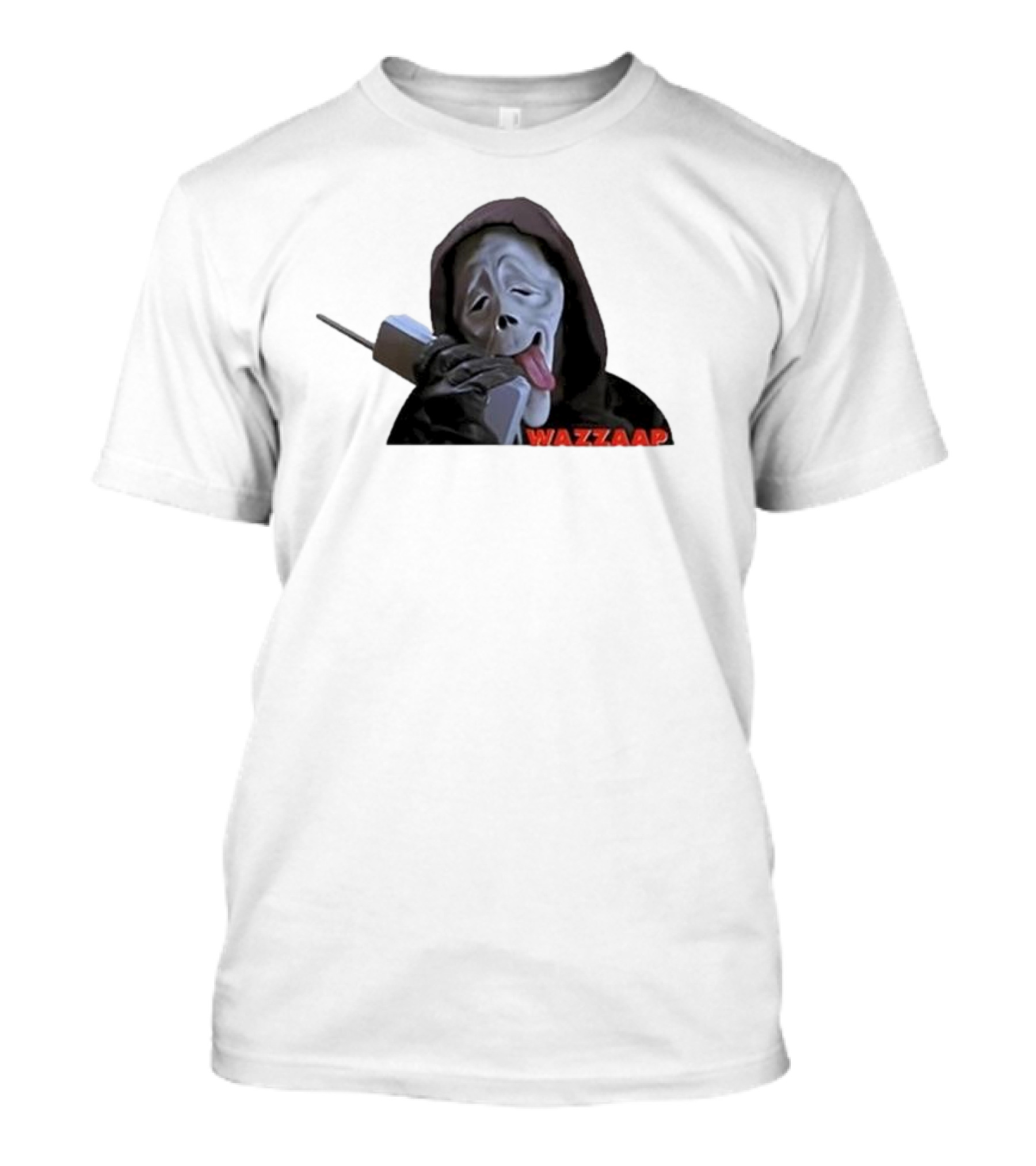Shithead Steve Wazzap Ghost Face Phone T-Shirt