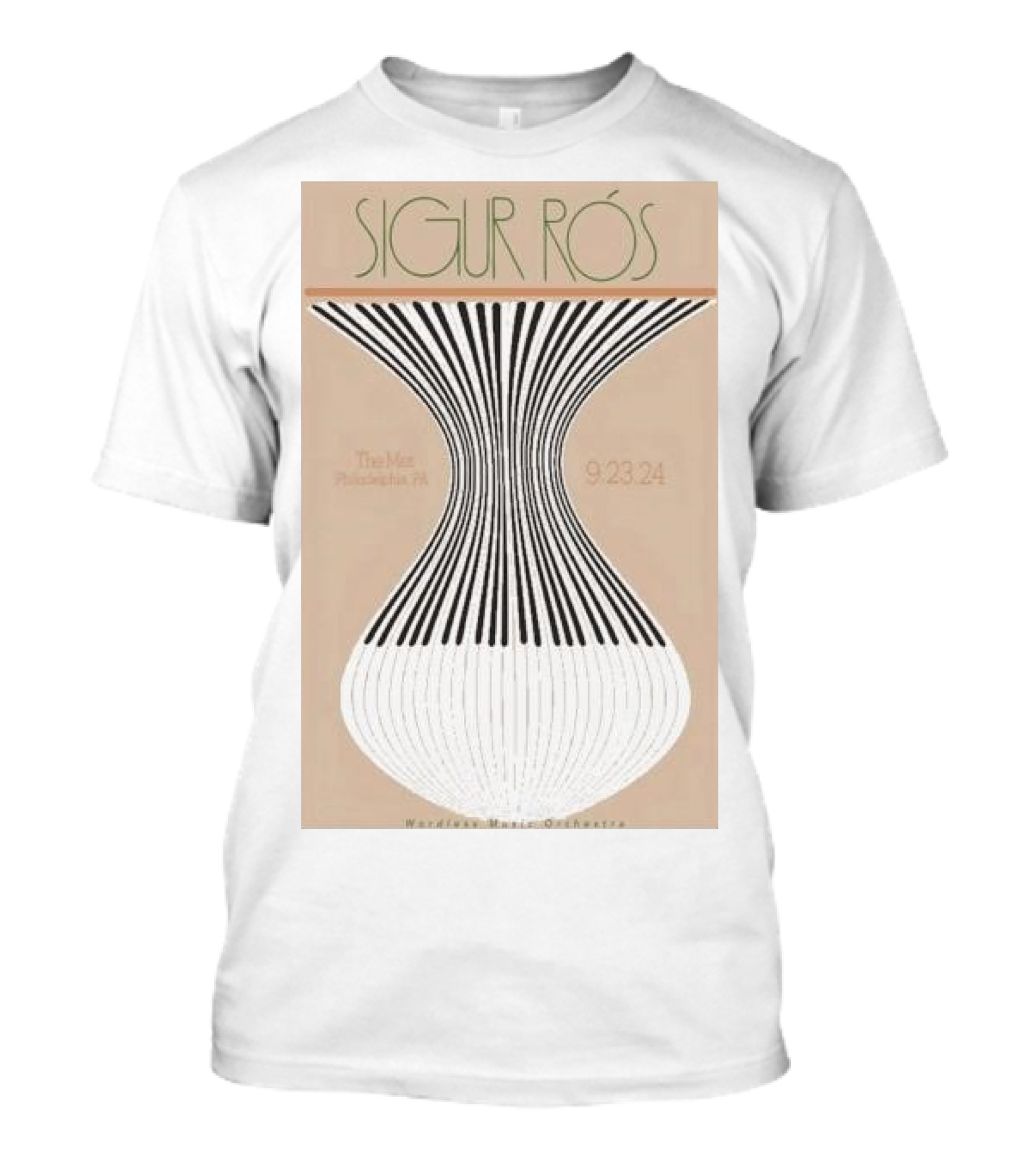 Sigur Rós The Met Philadelphia PA 9.23.24 Wordless Music Orchestra T-Shirt