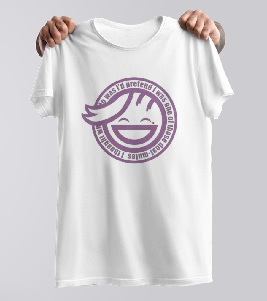 The Laughing Man I Was One Of Those Deaf-Mutes Ghost In The Shell T-Shirt