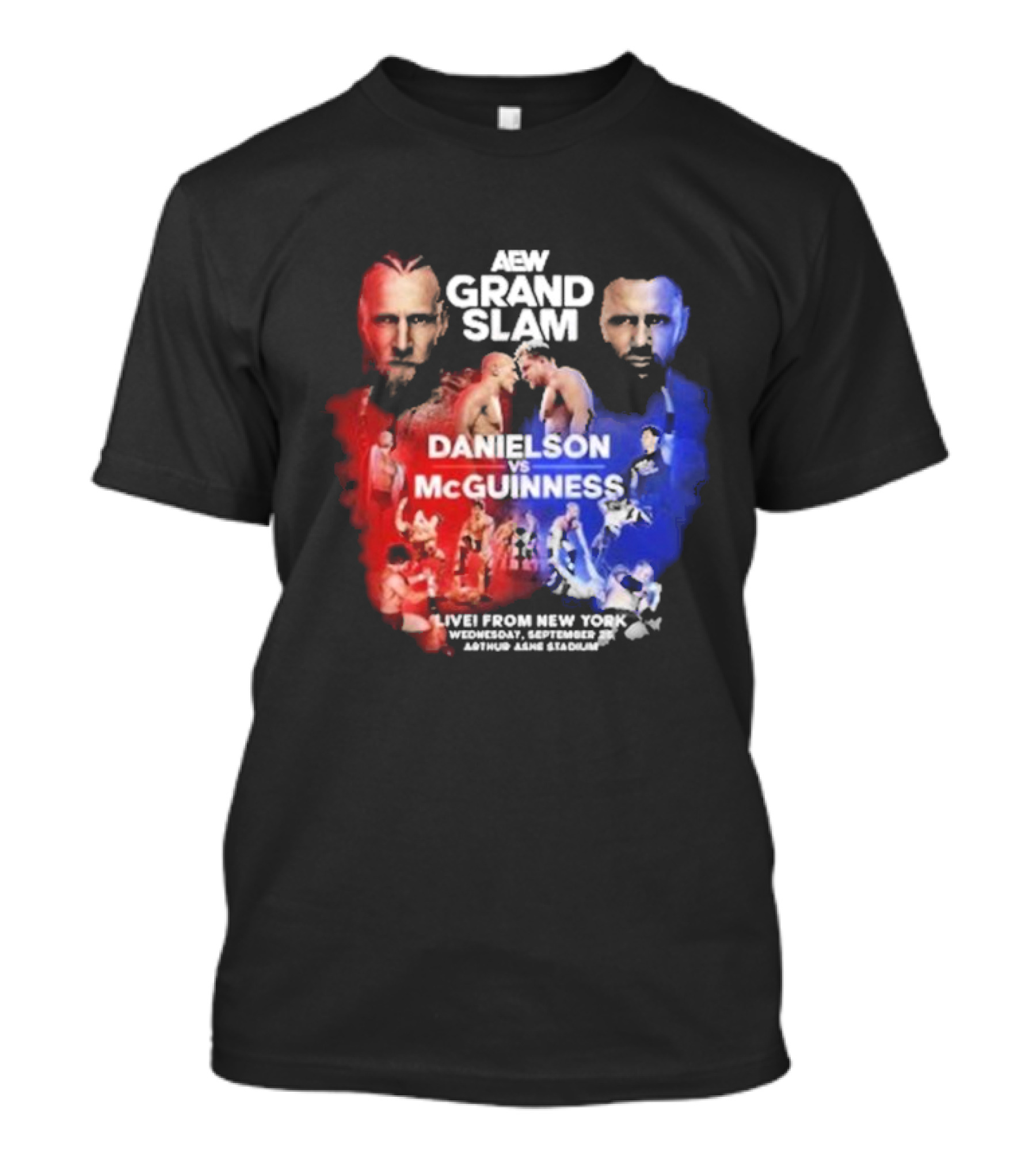 Aew Grand Slam Live From New York Danielson Vs Mcguinness Wednesday September Arthur Ashe Stadium T-Shirt