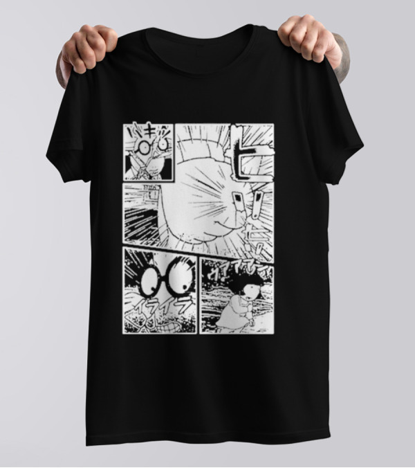 Arthur Electra Bling Bling Fury Fist Manga Panel T-Shirt
