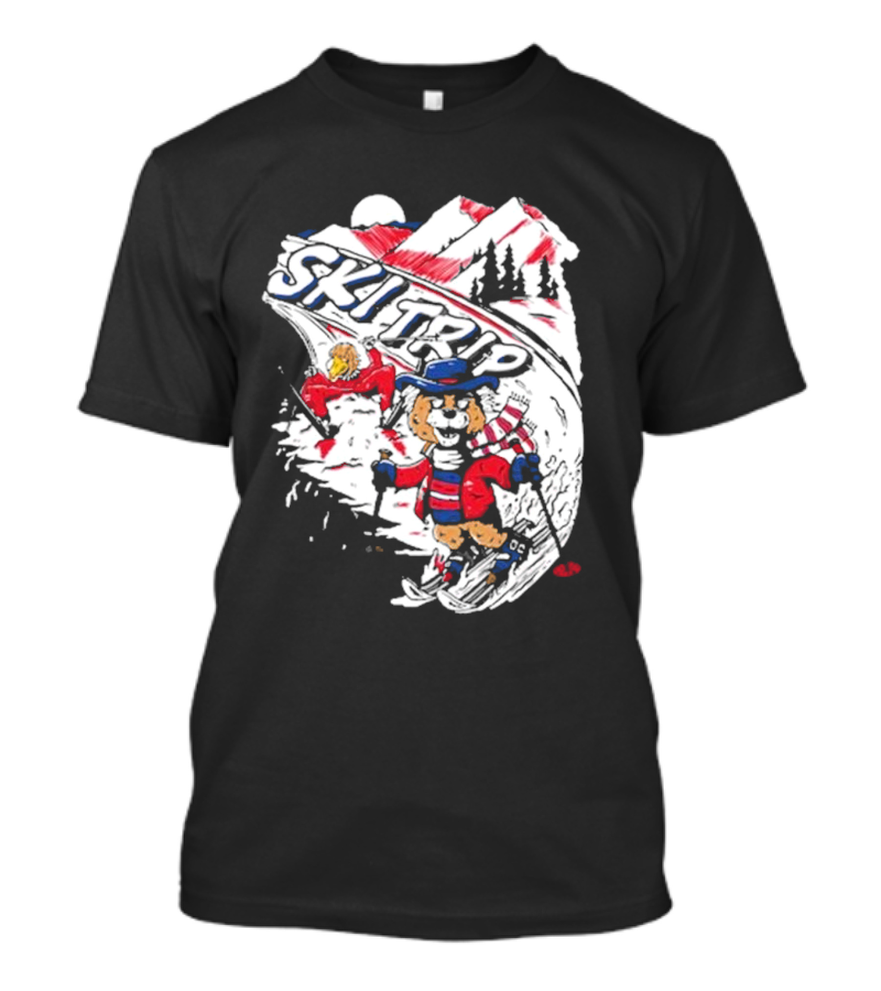 SKI TRIP Az Ski Trip Pocket T-Shirt