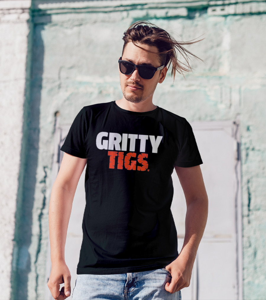 Gritty Tigs Detroit Baseball T-Shirt
