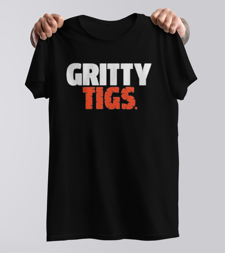 Gritty Tigs Detroit Baseball T-Shirt
