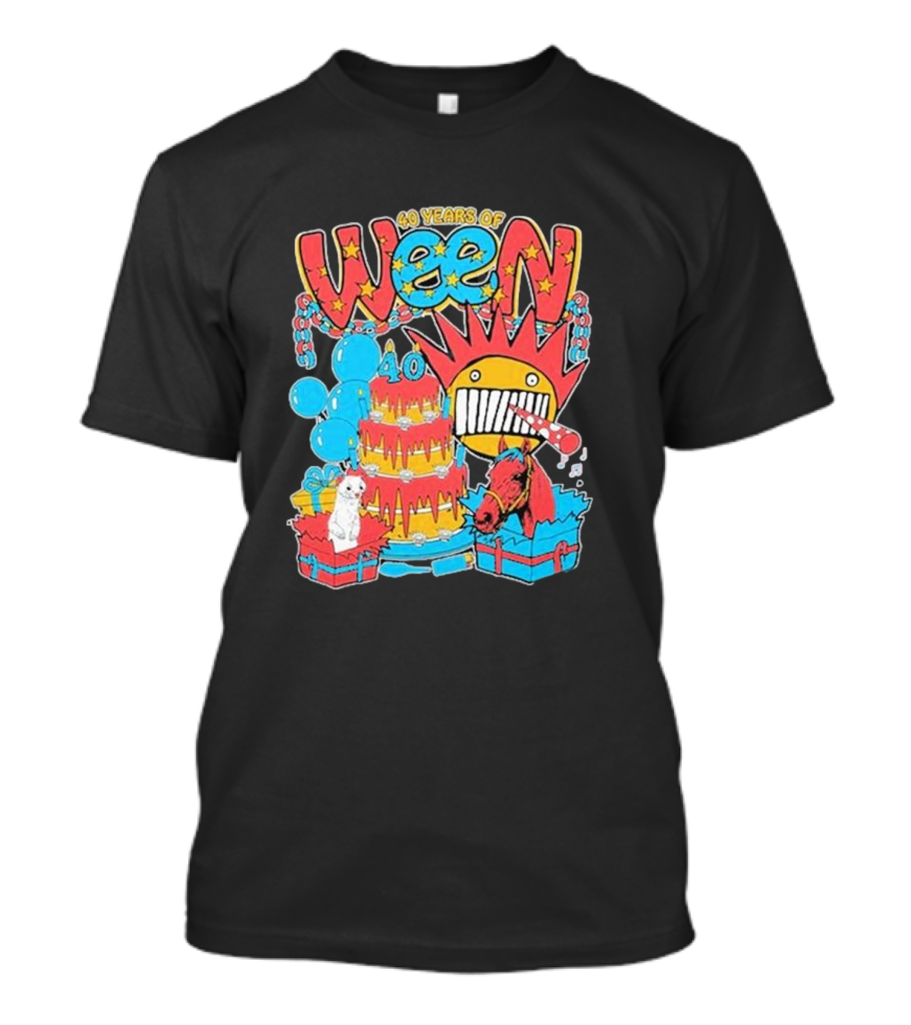 Ween 40 Years Of Ween 40th Anniversary Tour T-Shirt