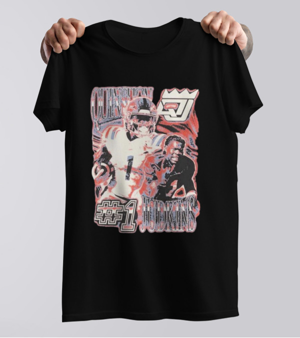 Quinshon Judkins #1 Football RJ T-Shirt