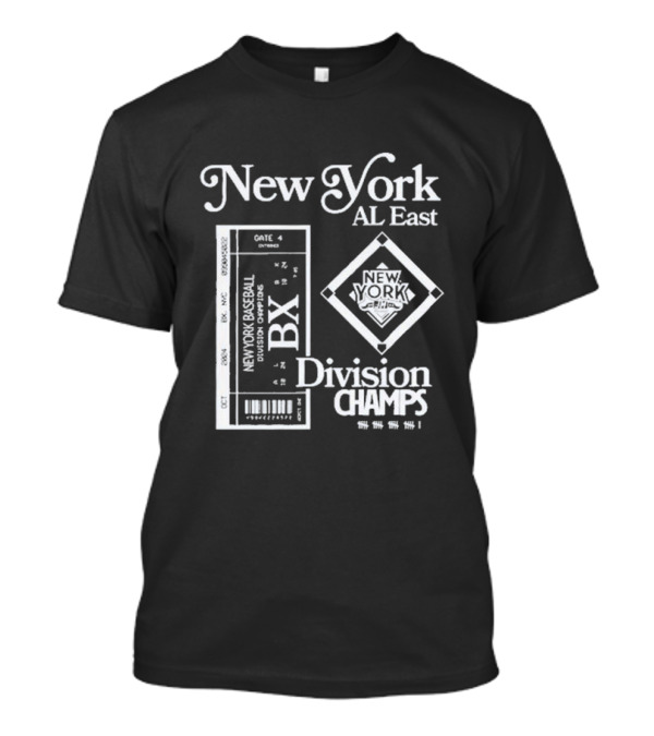 New York AL East Division Champs 2024 BX Baseball Division Champs T-Shirt