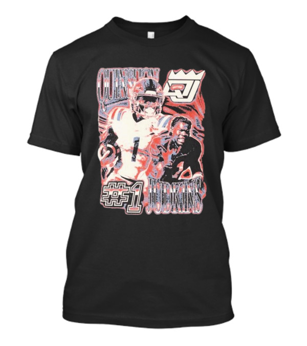Quinshon Judkins #1 Vintage 2024 Football Icon RJ Crown T-Shirt