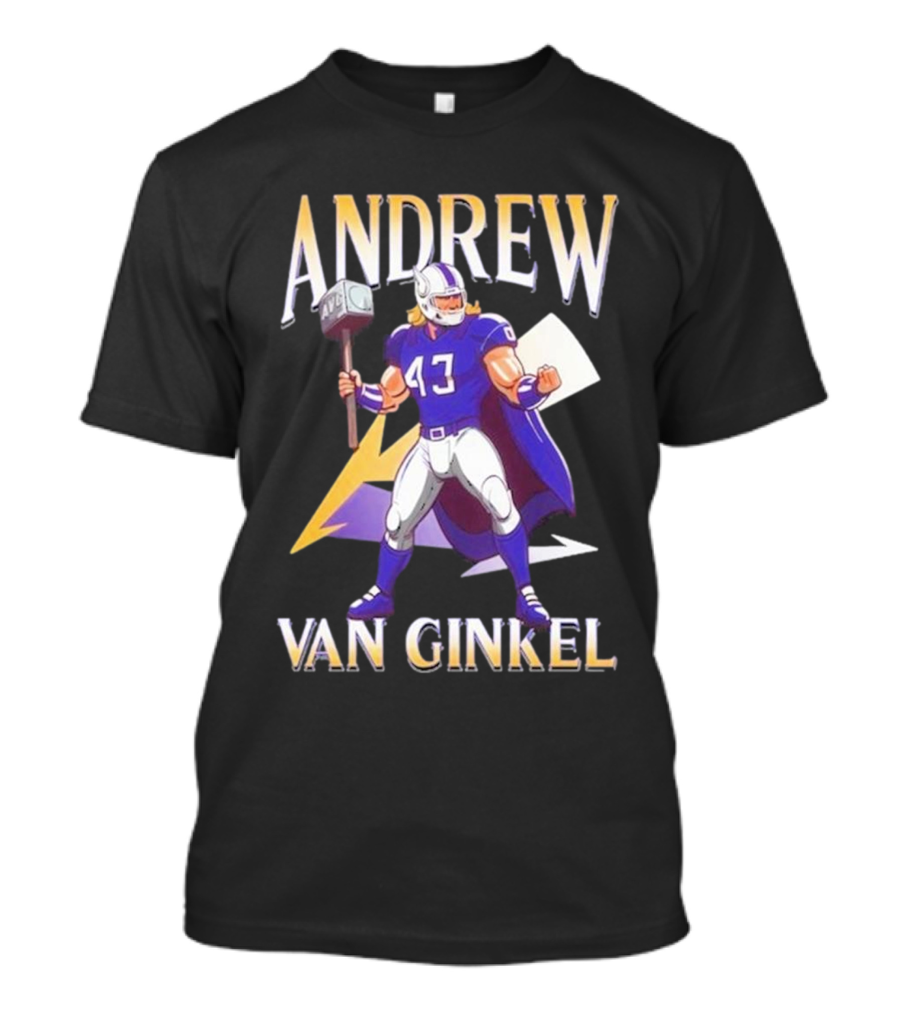ANDREW VAN GINKEL 43 Thor Theme T-Shirt