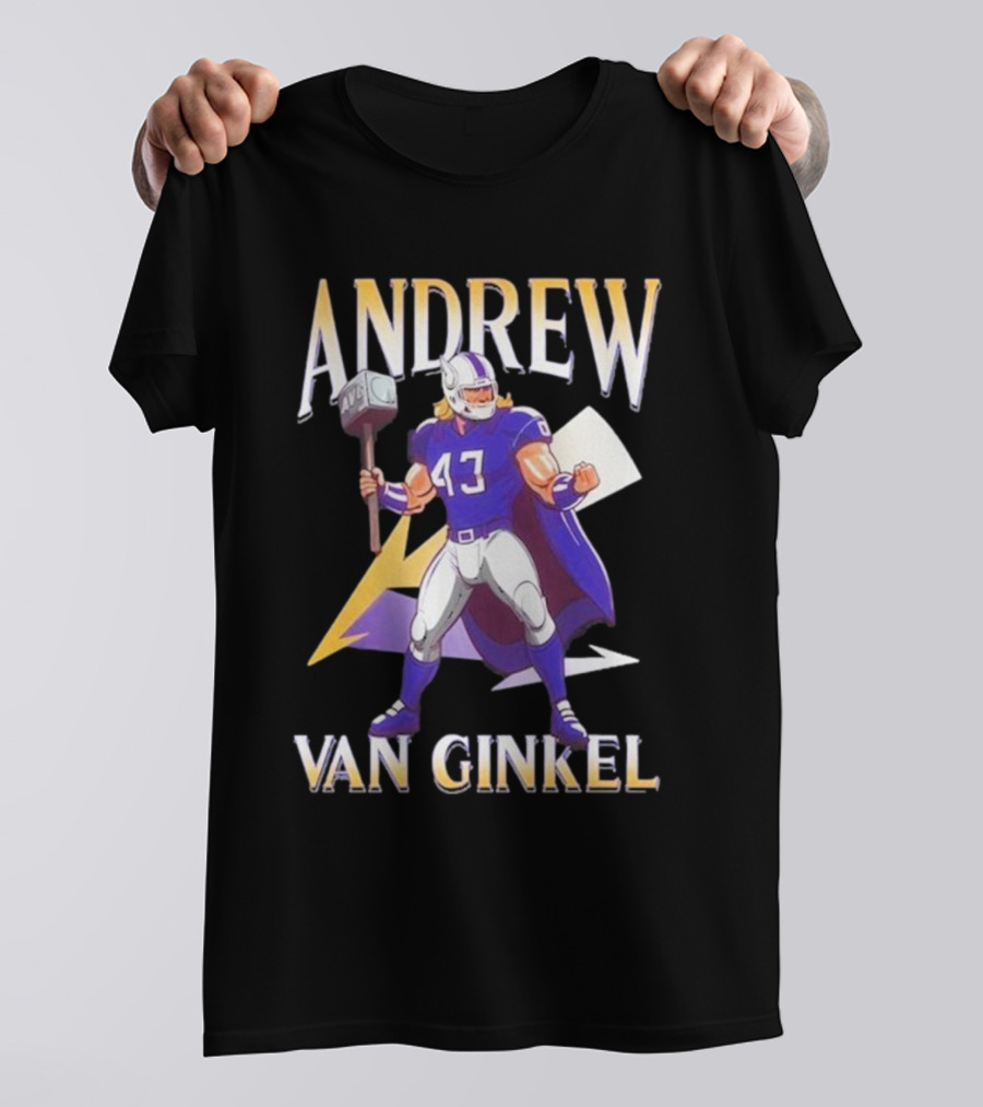 ANDREW VAN GINKEL 43 Thor Theme T-Shirt