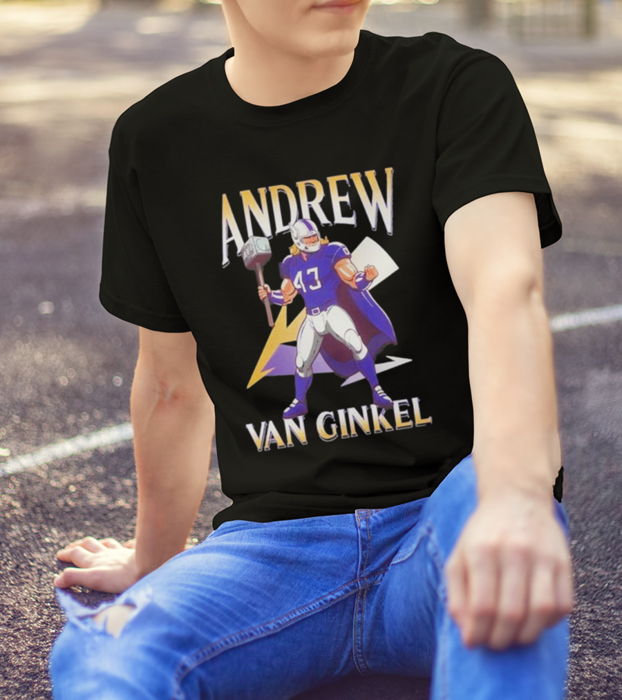 ANDREW VAN GINKEL 43 Thor Theme T-Shirt