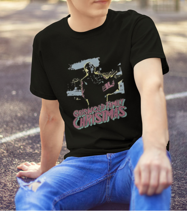 Griswold Family Christmas With Jason Voorhees Holiday Mashup T-Shirt