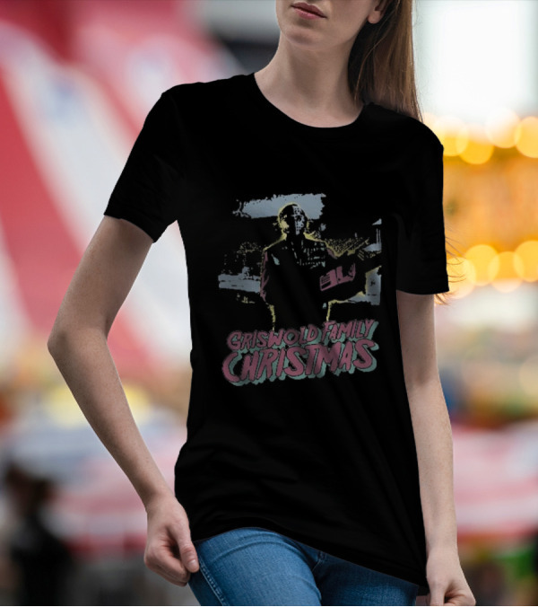 Griswold Family Christmas With Jason Voorhees Holiday Mashup T-Shirt
