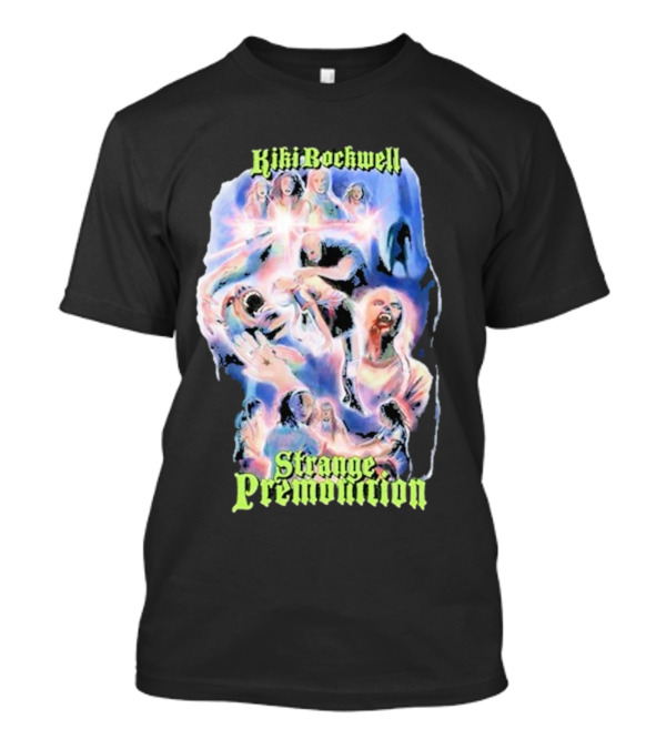 Kiki Rockwell Strange Premonition 80s Movie Retro Collage T-Shirt